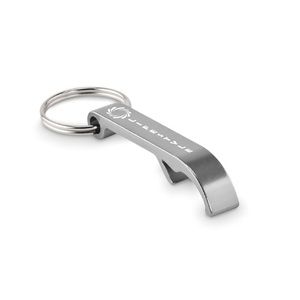 GiftRetail MO6923 - OVIKEY Schlüsselring mit Kapselheber Silver