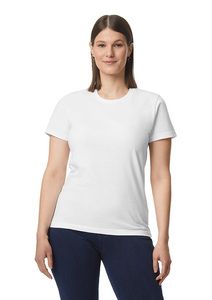 Gildan GIL65000L - T-Shirt Softstyle im Mittelgewicht für sie Weiß