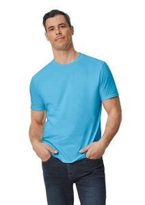 GILDAN GIL980 - T-shirt SoftStyle Bio-polish SS unisex Pastellblau