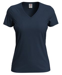 Stedman STE2700 - T-Shirt mit V-Ausschnitt für Damen Blue Midnight