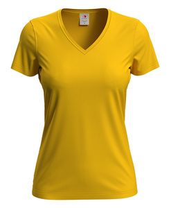 Stedman STE2700 - T-Shirt mit V-Ausschnitt für Damen Sunflower Yellow