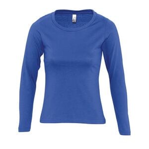 SOL'S 11425 - Damen T-Shirt Langarm Majestic Royal Blue
