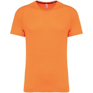 Proact PA4012 - Herren-Sportshirt aus Recyclingmaterial mit Rundhalsausschnitt Fluorescent Orange