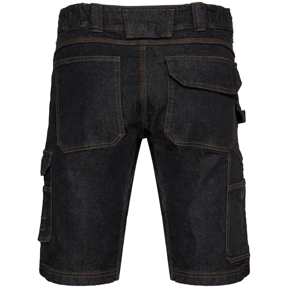 WK. Designed To Work WK715 - Denim-Bermuda-Shorts mit mehreren Taschen, für Herren