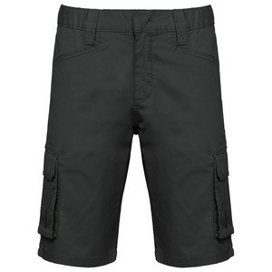 WK. Designed To Work WK713 - Umweltfreundliche Bermuda-Shorts mit mehreren Taschen, für Herren Dunkelgrau