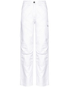 WK. Designed To Work WK741 - Arbeitshose mit mehreren Taschen, für Damen Weiß