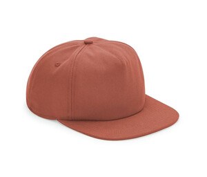 BEECHFIELD BF64N - ORGANIC COTTON UNSTRUCTURED 5 PANEL CAP Terracotta