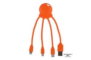 Intraco LT41005 - 2087 | Xoopar Octopus Charging cable Orange