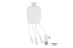 Intraco LT41410 - 3192 | Xoopar Octopus Gamma 2 Bio Charging cable with 3.000mAh Powerbank Weiß