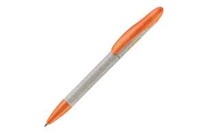 TopEarth LT87279 - Kugelschreiber Speedy eco Beige/Orange