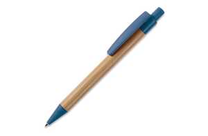 TopPoint LT87284 - Kugelschreiber Bambus mit Weizenstroh Elementen Blue
