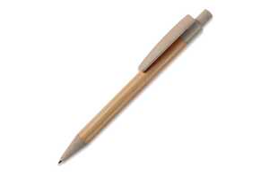 TopPoint LT87284 - Kugelschreiber Bambus mit Weizenstroh Elementen Grau