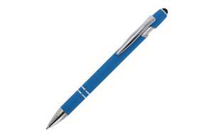 TopPoint LT87782 - Kugelschreiber Paris Metall gummiert helles blau