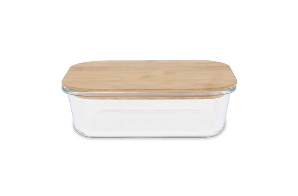 TopEarth LT90457 - Lunchbox aus Glas mit Bambusdeckel