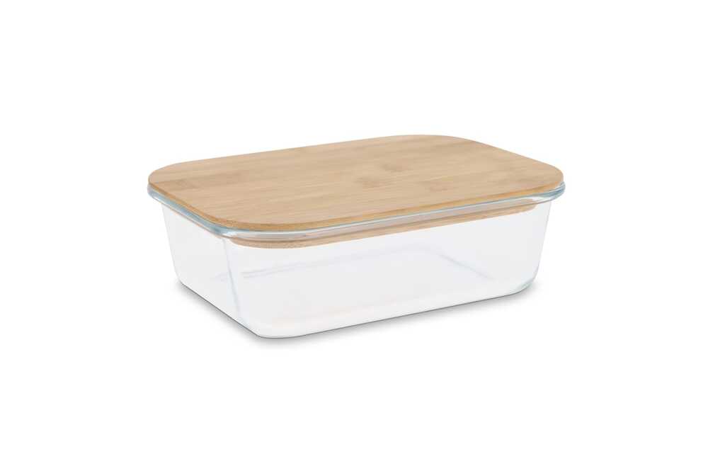 TopEarth LT90457 - Lunchbox aus Glas mit Bambusdeckel