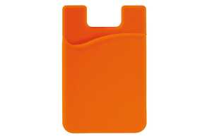 TopPoint LT90979 - Telefon Silikon Kartenhalter Orange