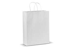 TopPoint LT91718 - Große Papiertasche im Eco Look 120g/m² Weiß