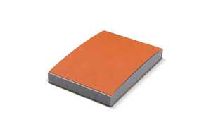 TopEarth LT92525 - Notizbuch mit 150 Blatt Recyclingpapier Orange