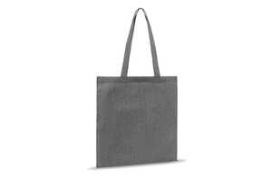 TopEarth LT95198 - Einkaufstasche aus recycelter Baumwolle 38x42cm Grau