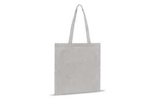 TopEarth LT95198 - Einkaufstasche aus recycelter Baumwolle 38x42cm Light Grey
