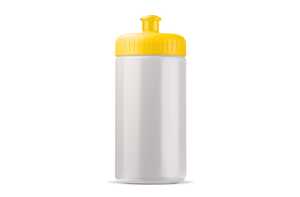 TopPoint LT98795 - Sportflasche classic 500ml White/Yellow