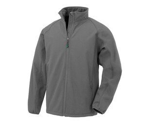 Result RS901M - Recycelte Polyester -Softshell von Männern Workguard Grey