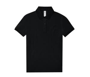 B&C BCW461 - Polo-Shirt für Damen 180 Black