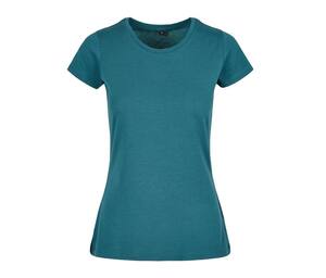 BUILD YOUR BRAND BYB012 - Damen-Basic-T-Shirt Blaugrün