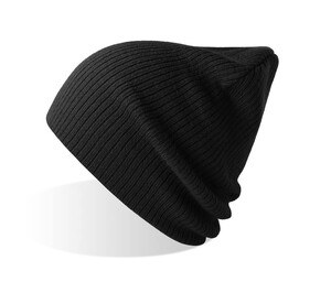 ATLANTIS HEADWEAR AT237 - Lange und warme Beanie Black