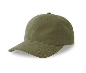 ATLANTIS HEADWEAR AT242 - Recycelte Cordmütze Olive