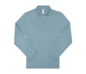B&C BCU427 - Langarm-Poloshirt für Herren 210 Amalfi Blue