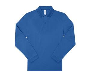 B&C BCU427 - Langarm-Poloshirt für Herren 210 Royal Blue