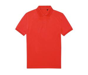 B&C BCU428 - Herren-Poloshirt 65/35 aus recyceltem Polyester Red