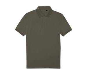 B&C BCU428 - Herren-Poloshirt 65/35 aus recyceltem Polyester Camo Green
