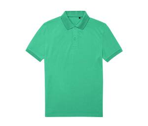 B&C BCU428 - Herren-Poloshirt 65/35 aus recyceltem Polyester Pop Green