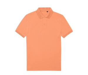B&C BCU428 - Herren-Poloshirt 65/35 aus recyceltem Polyester Melon Orange