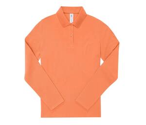 B&C BCW464 - Langärmeliges Poloshirt 210 für Damen Amalfi Coral