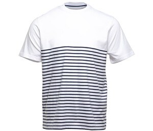 PEN DUICK PK200 - Gestreiftes T-Shirt kurzarm Weiß / Navy