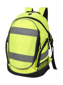 Shugon SH8001 - Hi-Vis Backpack Hi-Vis Yellow/Black