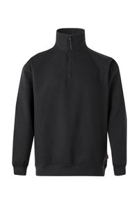 VELILLA 105702 - Viertel Zip Sweatshirt Black