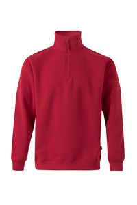 VELILLA 105702 - Viertel Zip Sweatshirt Red