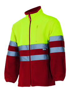 VELILLA 183 - HV zweifarbige Fleecejacke