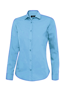 VELILLA 405011 - Frauen -LS -Shirt Sky Blue
