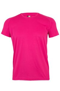 Mukua MK520V - Kurzarmtechnisches T-Shirt Fluor Pink