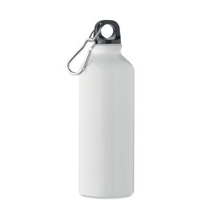 GiftRetail MO2062 - REMOSS Recycelte Aluminiumflasche 500m Weiß