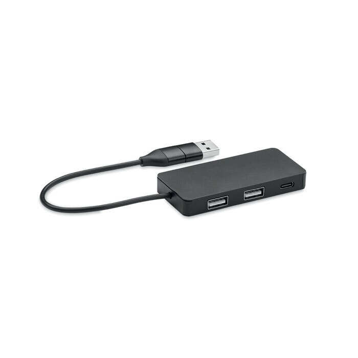 GiftRetail MO2142 - HUB-C 3 Port USB Hub