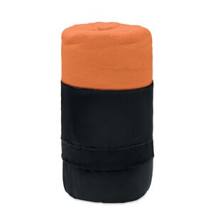 GiftRetail MO9935 - MUSALA RPET RPET fleece reisdeken Orange