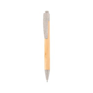 EgotierPro 50016 - Bambuskörper Stift mit PP und Weizenfaser MALMO Natural