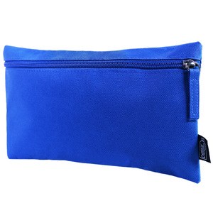 EgotierPro 50047 - Multifunktions-Tasche RPET 600D mit Reißverschluss WORLD Blue