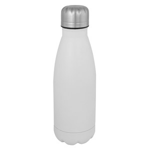 EgotierPro 50048 - Edelstahlflasche 304, 500 ml Kapazität SODITA Weiß